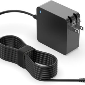 Charger for Lenovo Laptop - Ideapad 3 1 S340 S145 330 320 310, Flex 5, V14 V15 V17, (UL Safety Certified)- Upgraded Version, Foldable Plug, Lengthened Power Cable, Charging Light, 65W 45W
