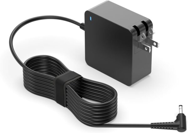 Charger for Lenovo Laptop - Ideapad 3 1 S340 S145 330 320 310, Flex 5, V14 V15 V17, (UL Safety Certified)- Upgraded Version, Foldable Plug, Lengthened Power Cable, Charging Light, 65W 45W